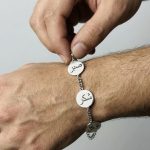 Sabr, Shukr, Tawakal Stainless Steel Bracelet in Silver